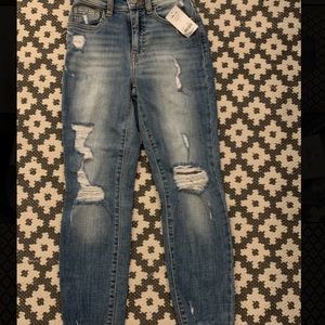 High waisted  mom cut jeans